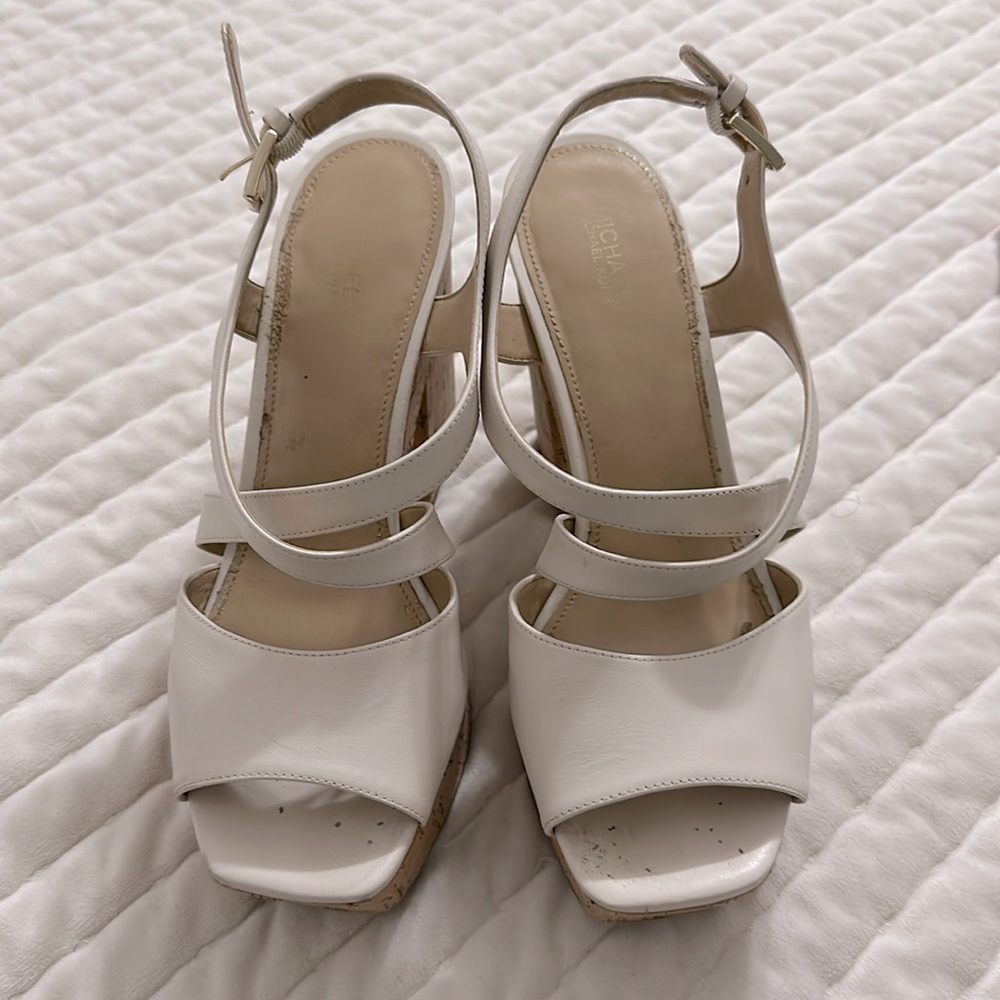 Michael Kors Cork Platform Sandals 1970s